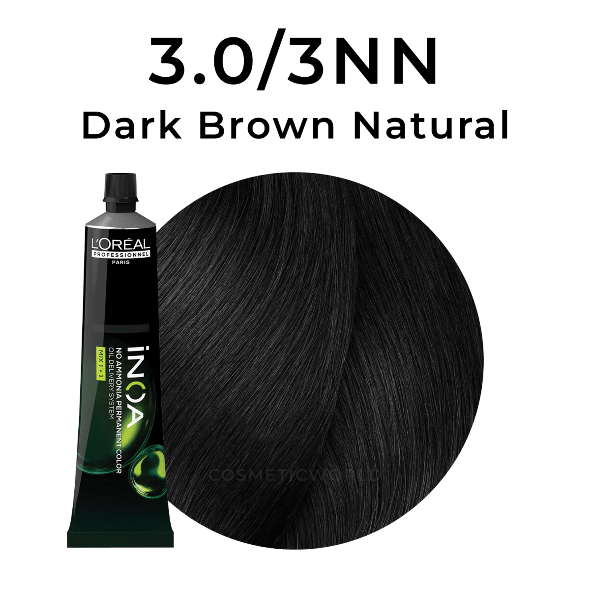 L'Oreal - Inoa_Inoa 3/ Dark Brown Series Permanent Hair Color_Cosmetic World