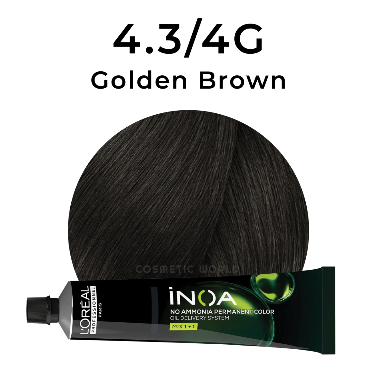 L'OREAL - INOA_iNOA 4.3/4G Golden Brown_Cosmetic World