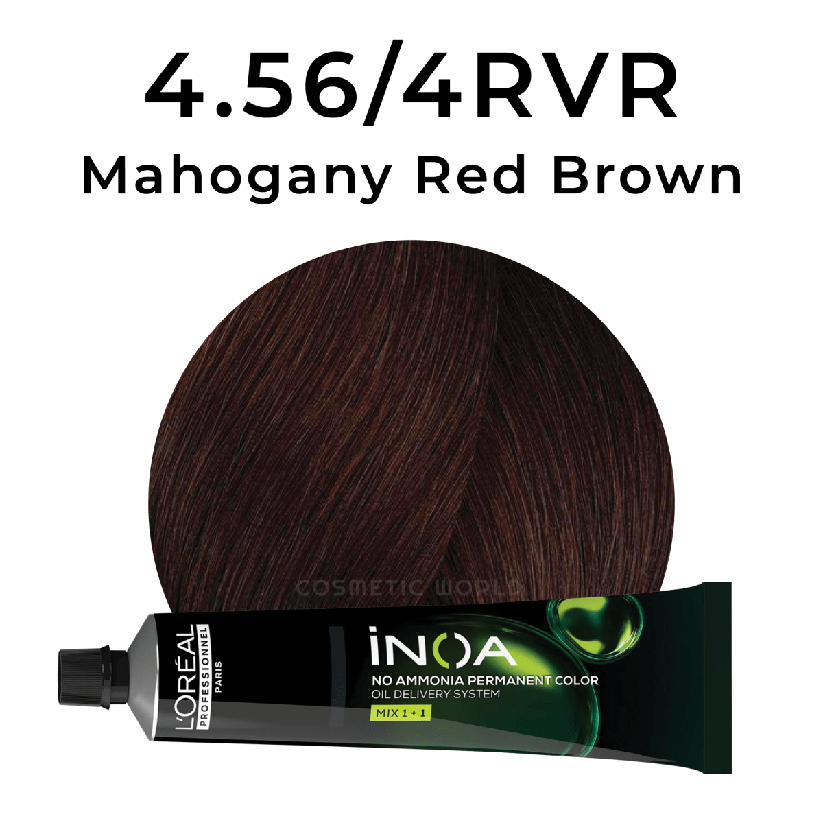 L'OREAL - INOA_iNOA 4.56/4RvR Mahogany Red Brown_Cosmetic World