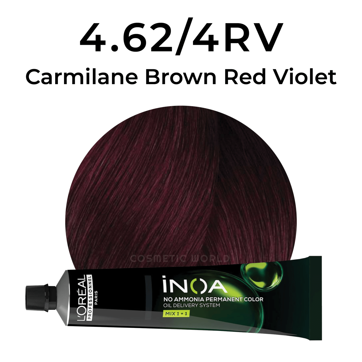 L'OREAL - INOA_iNOA 4.62/4RV Carmilane Brown Red Violet_Cosmetic World