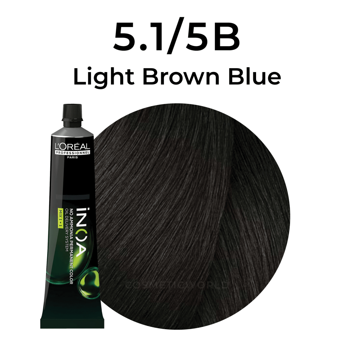 L'Oreal - Inoa_Inoa 5/ Light Brown Series Permanent Hair Color_Cosmetic World
