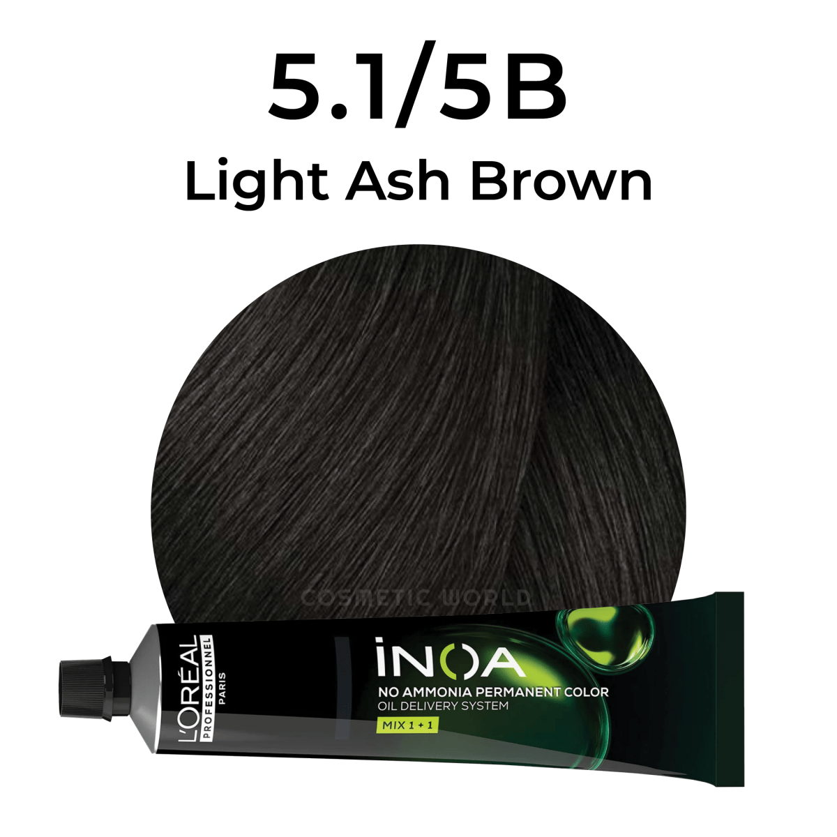 L'OREAL - INOA_Inoa 5.1/5B Light Ash Brown_Cosmetic World