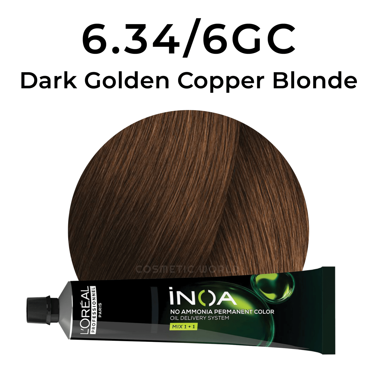 L'OREAL - INOA_iNOA 6.34/6GC Dark Golden Copper Blonde_Cosmetic World