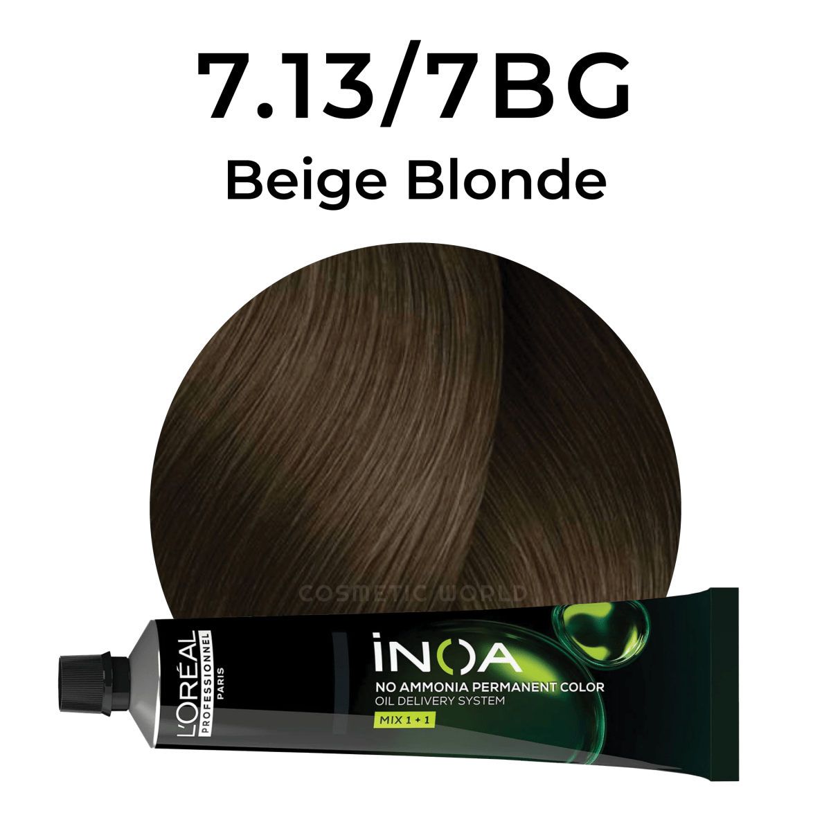 L'OREAL - INOA_iNOA 7.13/7BG Beige Blonde_Cosmetic World