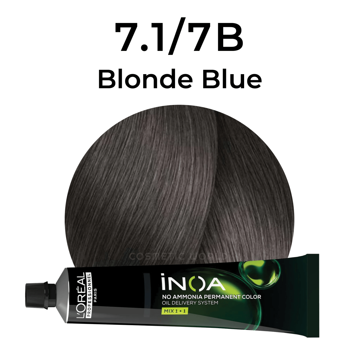L'OREAL - INOA_iNOA 7.1/7B Blonde Blue_Cosmetic World