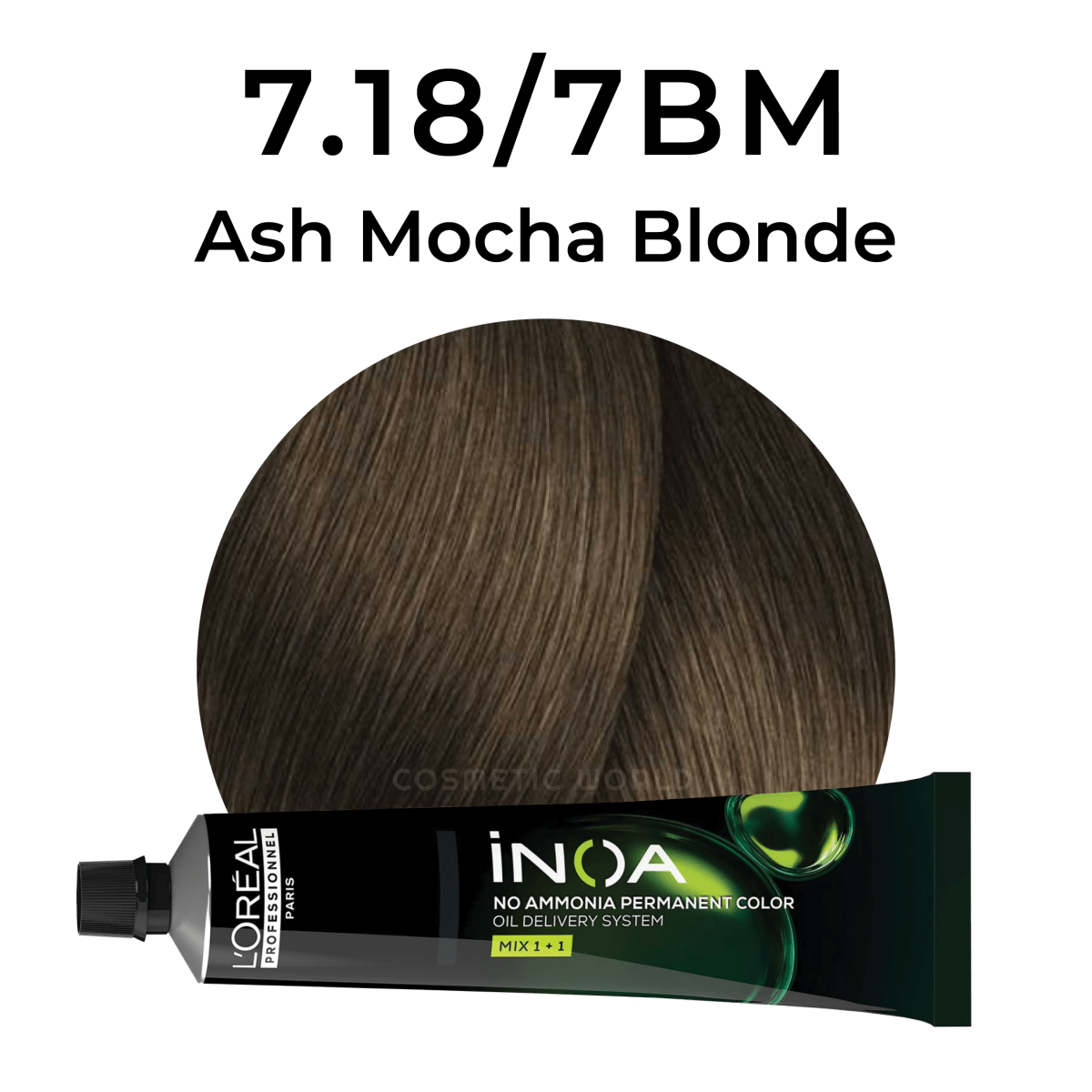 L'OREAL - INOA_iNOA 7.18/7BM Ash Mocha Blonde_Cosmetic World
