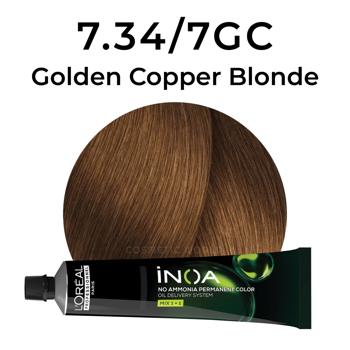 L'OREAL - INOA_iNOA 7.34/7GC Golden Copper Blonde_Cosmetic World