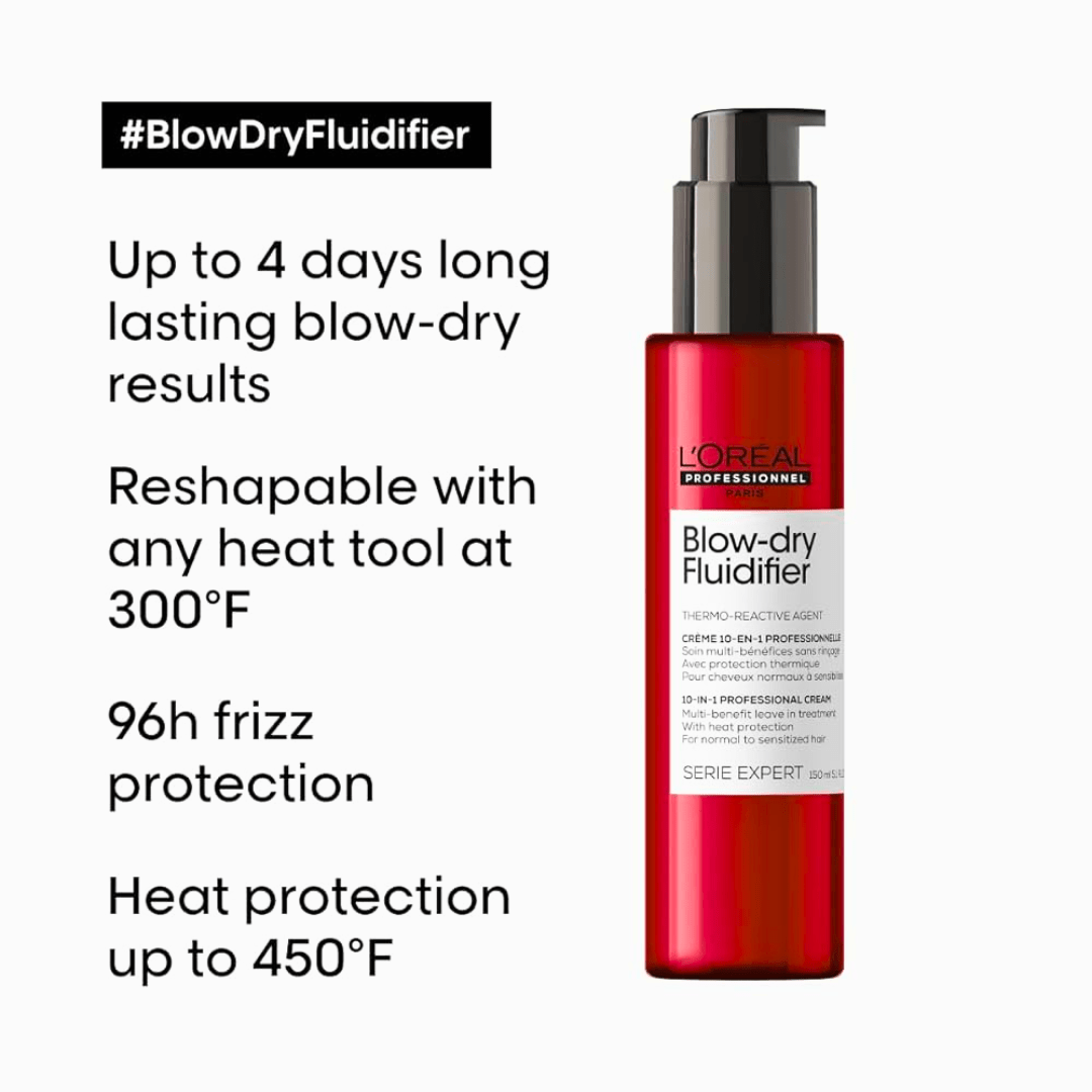 L'OREAL PROFESSIONNEL_Blow - dry Fluidifier 10 - in - 1 Cream_Cosmetic World