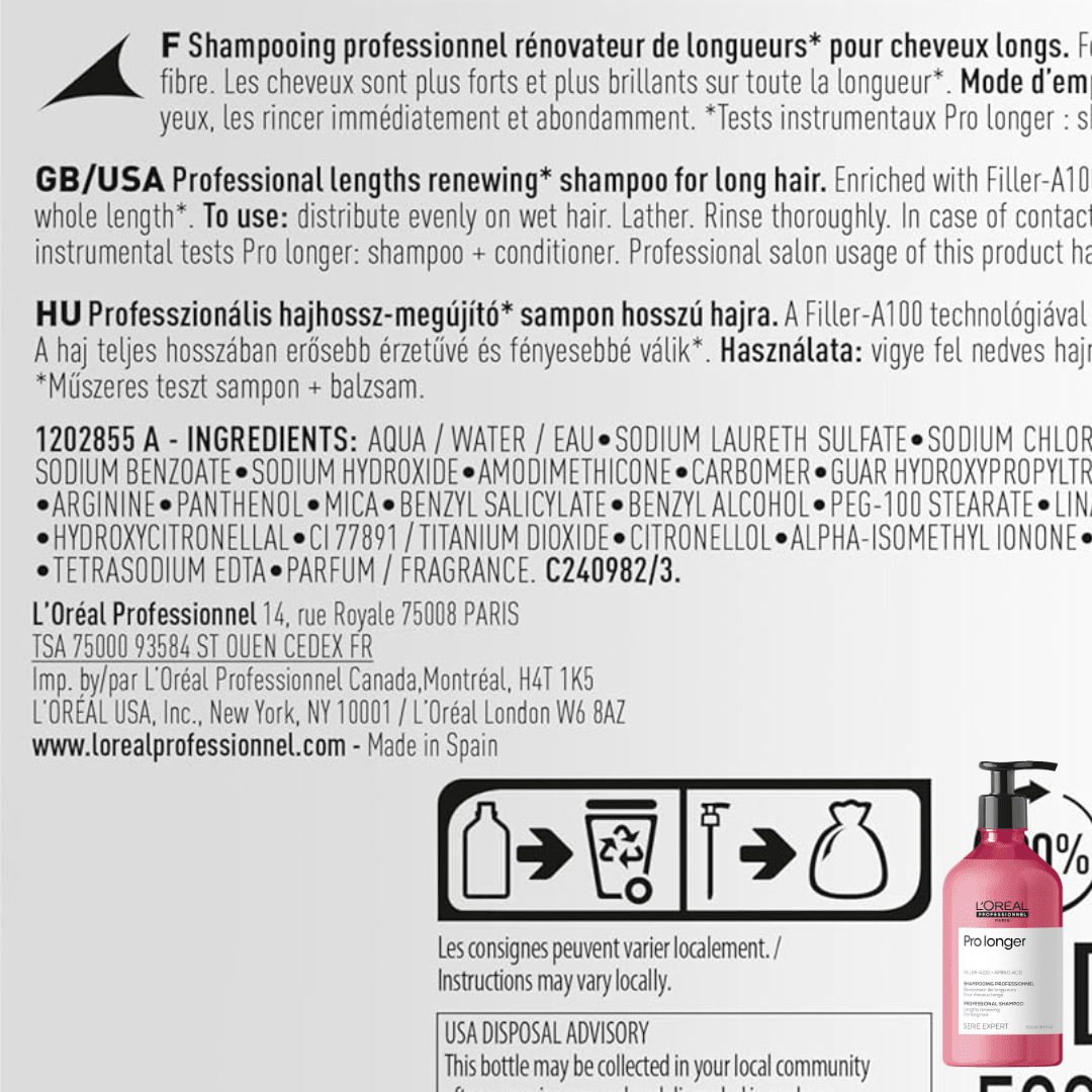 L'Oreal Professionnel_Pro Longer Shampoo_Cosmetic World