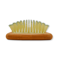 Thumbnail for MACADAMIA OIL_Macadamia Oil infused bamboo paddle brush - 3.5