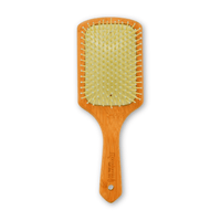 Thumbnail for MACADAMIA OIL_Macadamia Oil infused bamboo paddle brush - 3.5