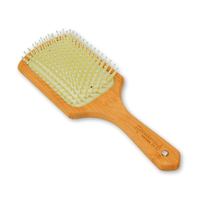 Thumbnail for MACADAMIA OIL_Macadamia Oil infused bamboo paddle brush - 3.5