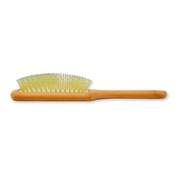 Thumbnail for MACADAMIA OIL_Macadamia Oil infused bamboo paddle brush - 3.5
