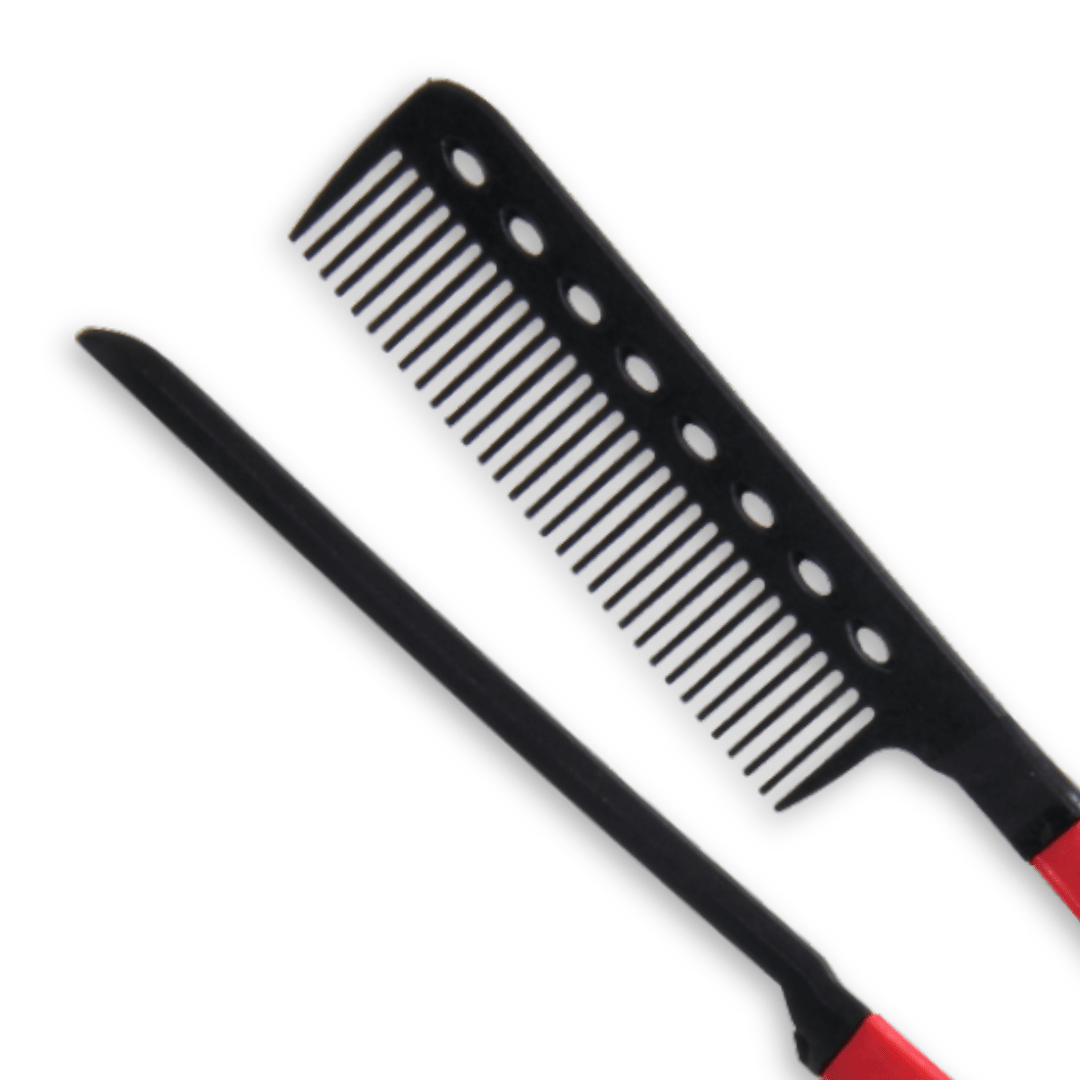 MAGIC GOLD_Straightening Flat Iron Hair Comb_Cosmetic World