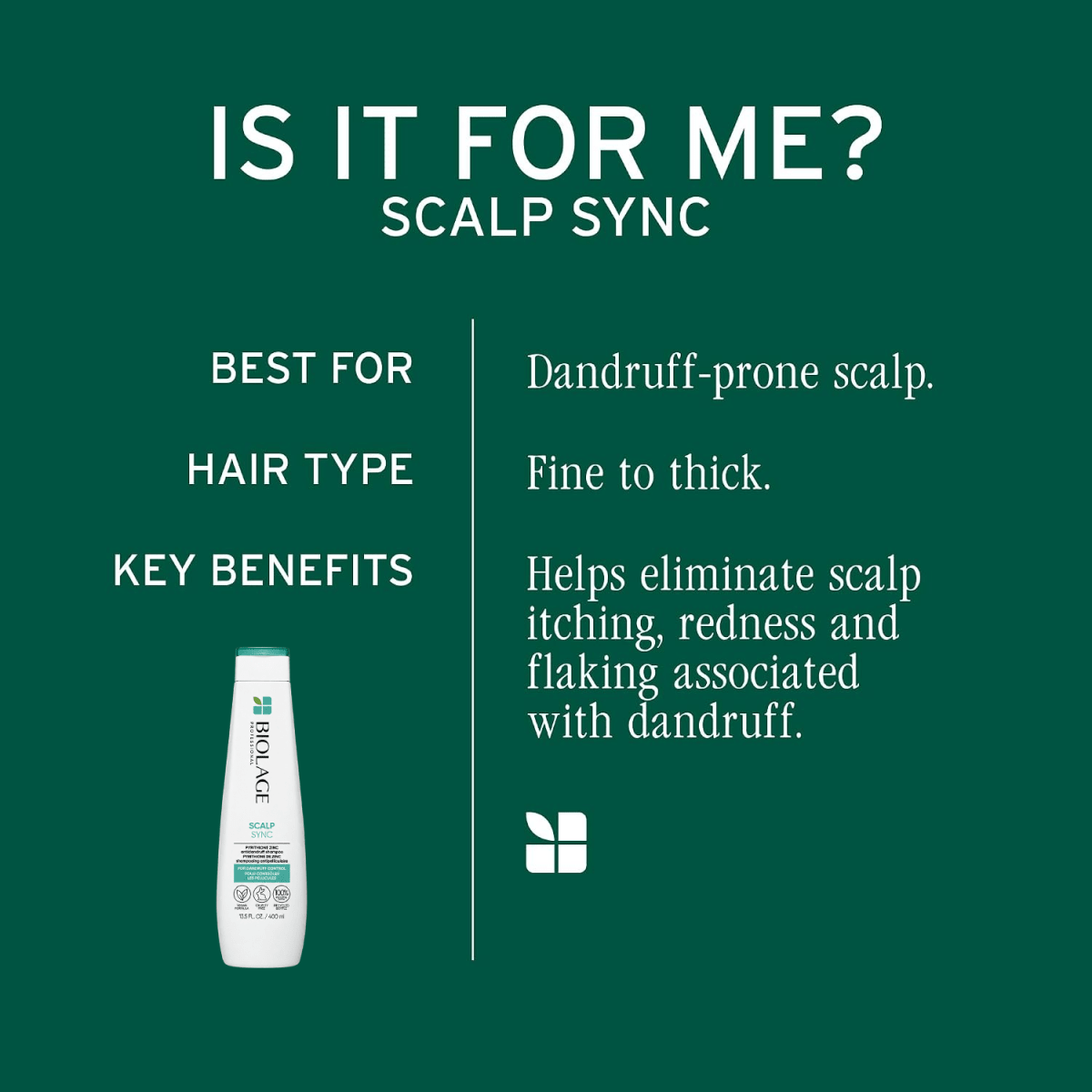 Matrix - Biolage_Scalp Sync Anti-Dandruff Shampoo_Cosmetic World