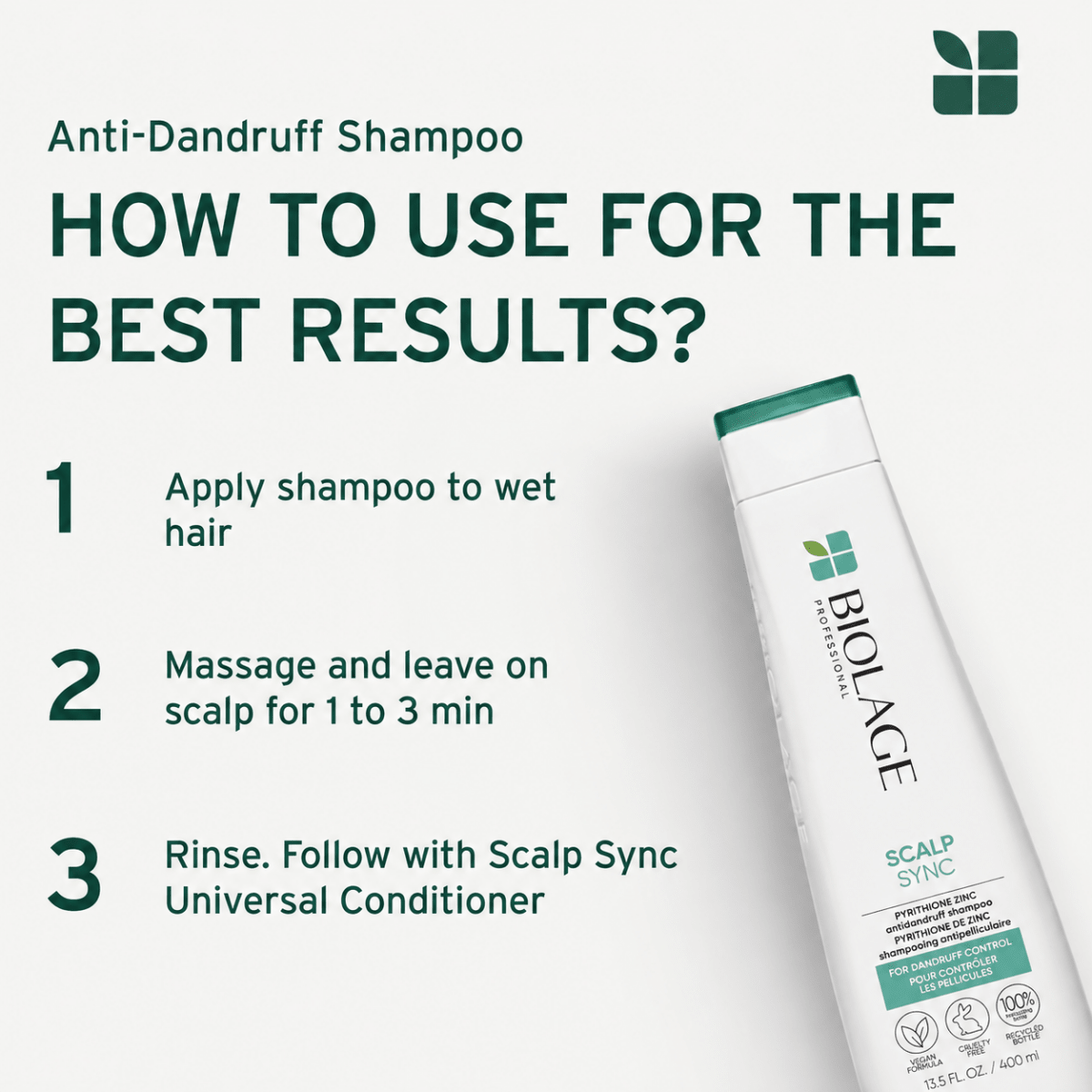 Matrix - Biolage_Scalp Sync Anti-Dandruff Shampoo_Cosmetic World