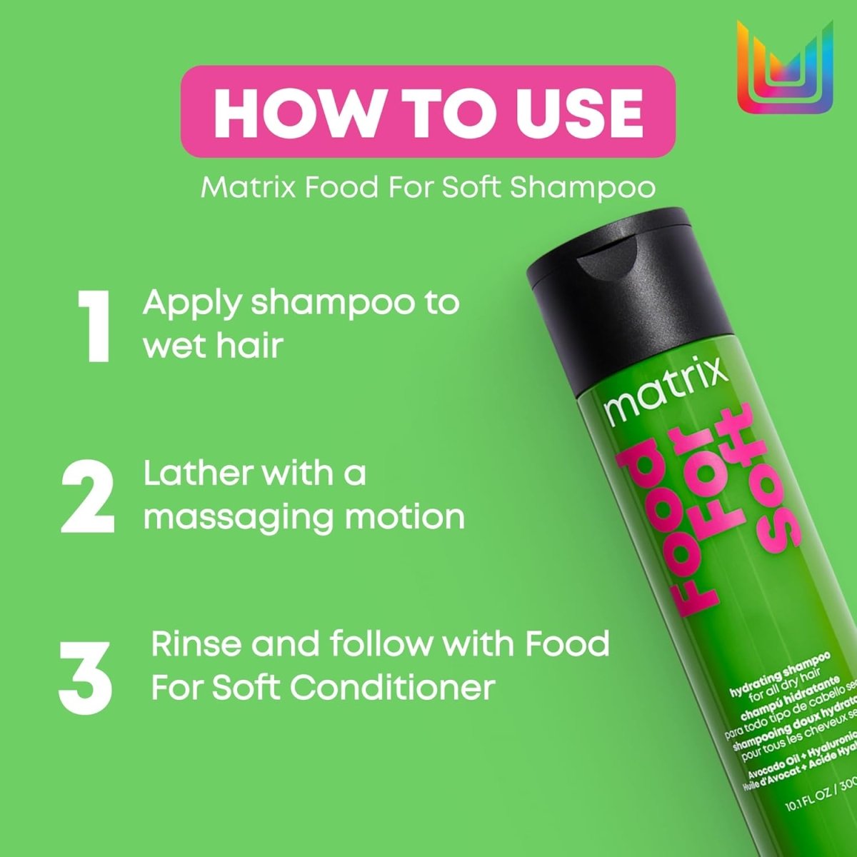 Mini Matrix Shampoo MATRIX Food For Soft Feuchtigkeitsspendendes Shampoo – Cosmetic World