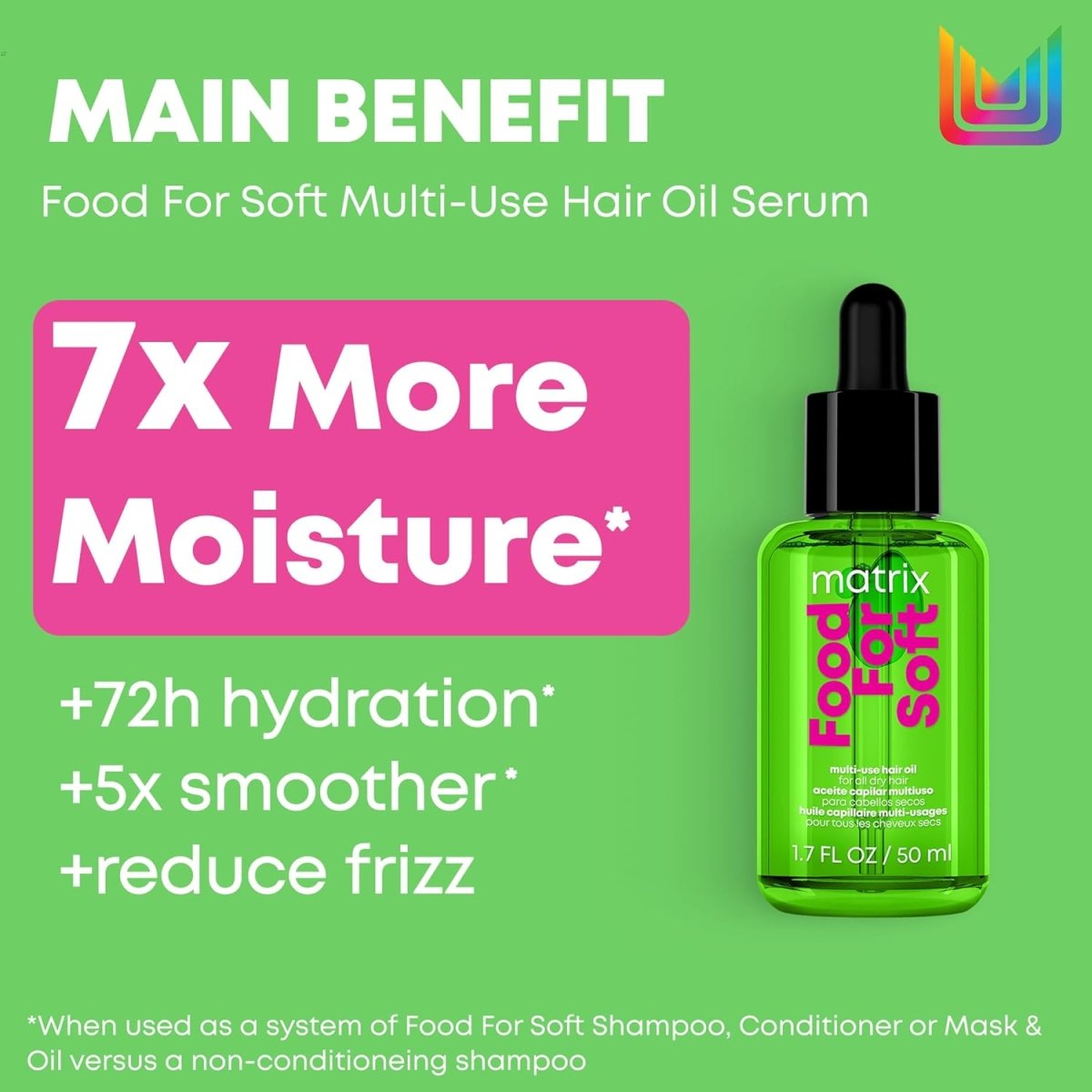 MATRIX_Matrix Food For Soft Multi - use Hair Oil Serum_Cosmetic World