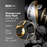 Thumbnail for MON PLATIN_PremiuMen Shampoo & Shower Jojoba and Black Caviar Gel 2 in 1 in 13.6oz_Cosmetic World