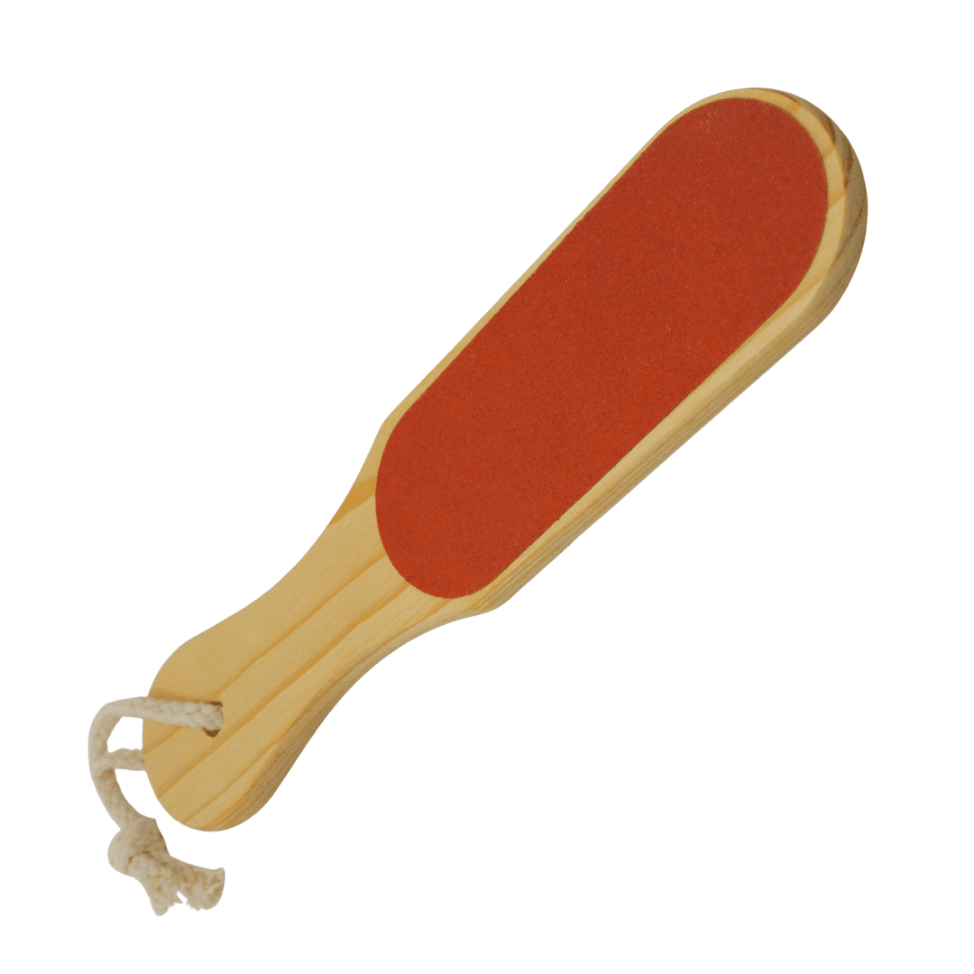 Moon Beaute_Foot File With Natural Wooden Handle 9.25"/23.5cm Long_Cosmetic World