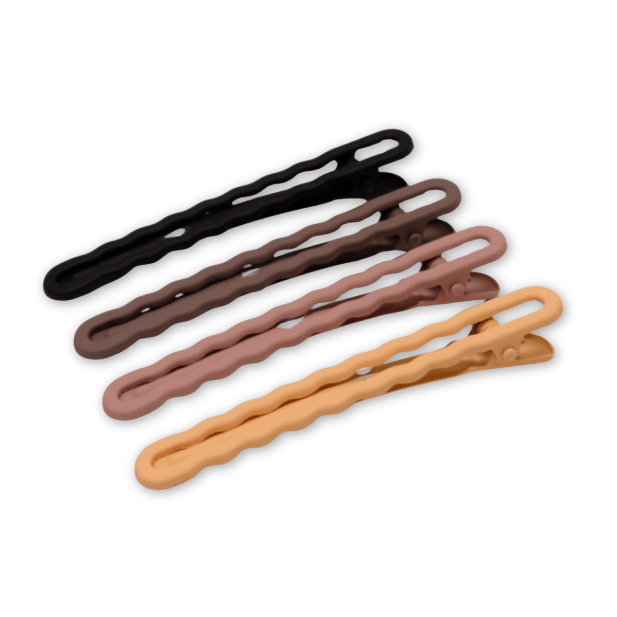Moon Beaute_Hair Section Clips 4pcs 3.1" / 7.87cm Length_Cosmetic World
