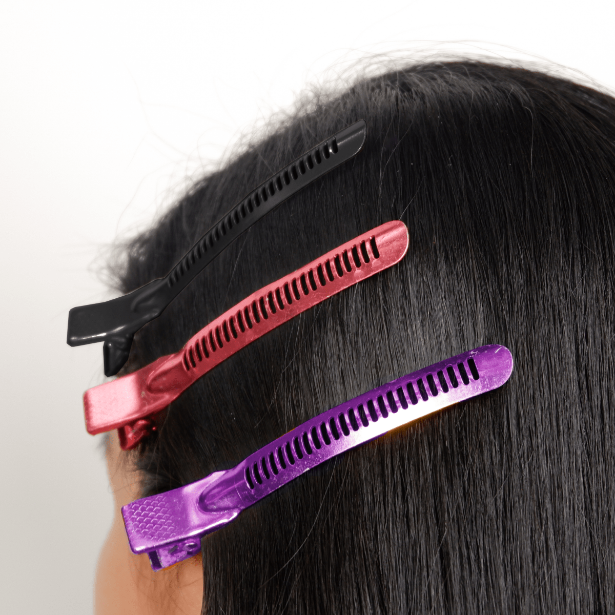 Moon Beaute_Metal Duck Billed Hair Clips (6 Pieces)_Cosmetic World