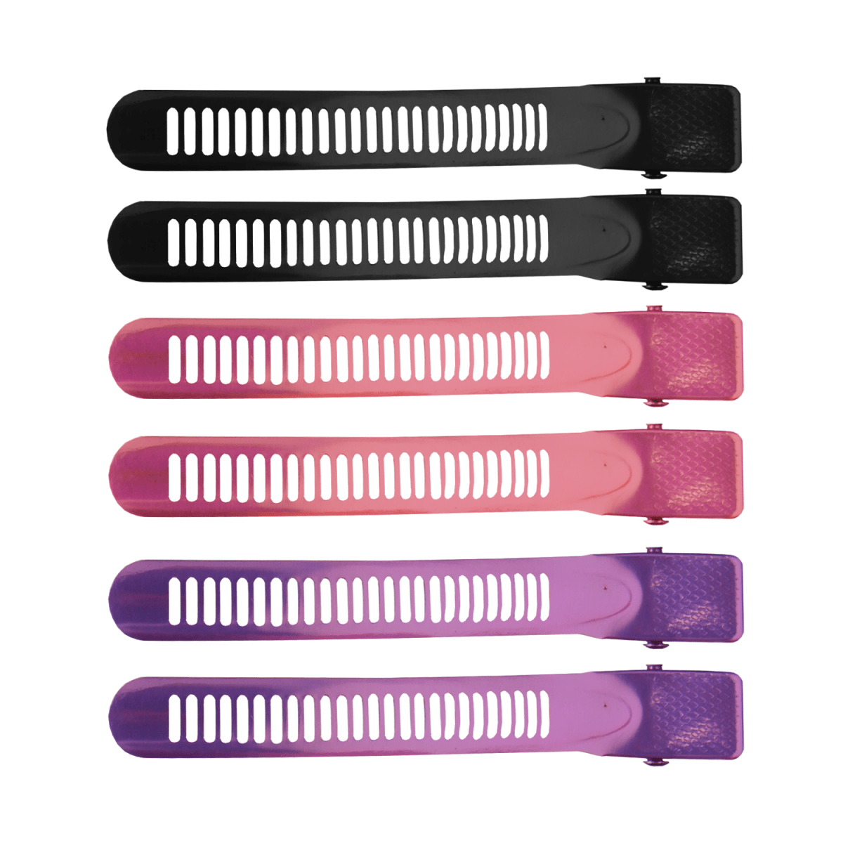 Moon Beaute_Metal Duck Billed Hair Clips (6 Pieces)_Cosmetic World