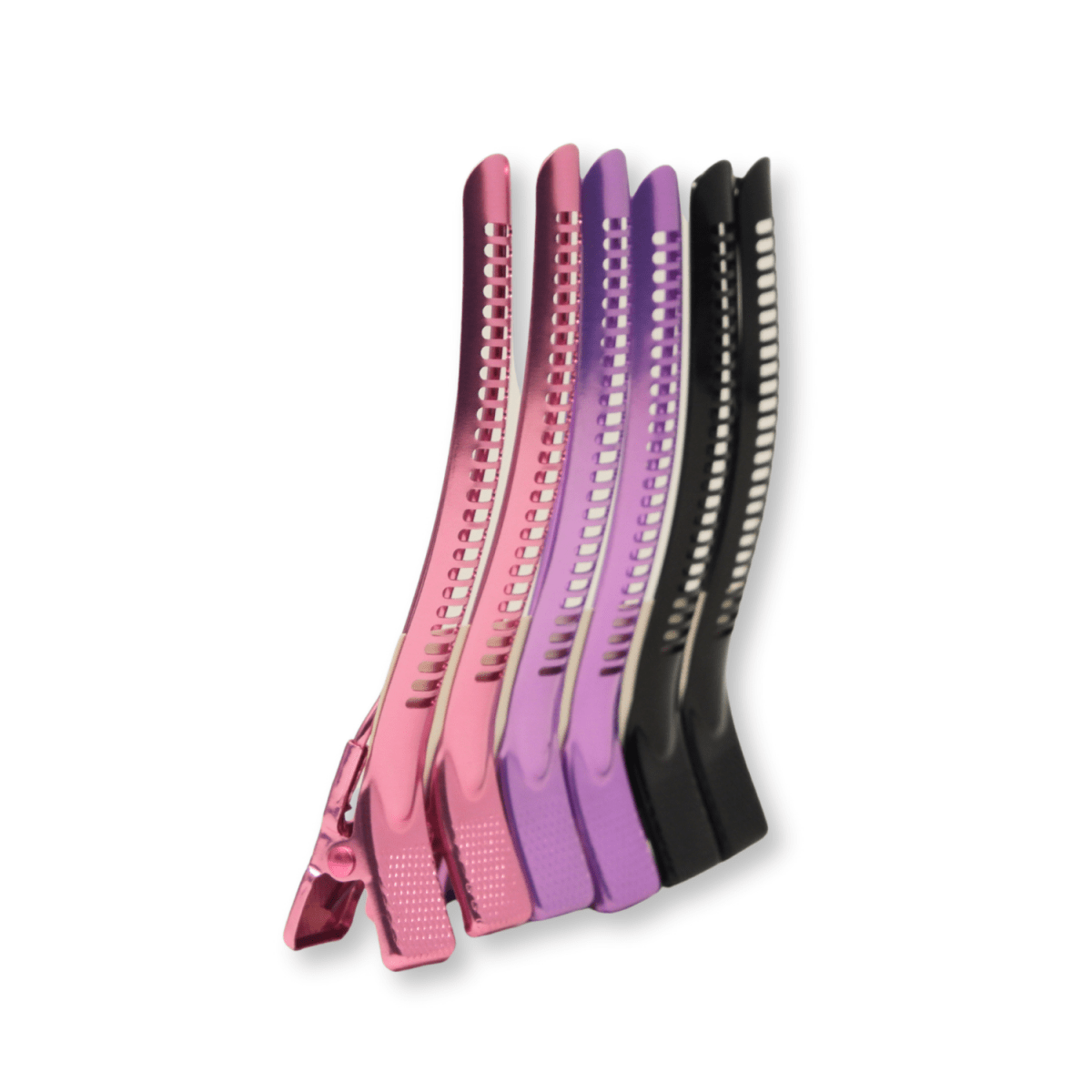 Moon Beaute_Metal Duck Billed Hair Clips - 6pack_Cosmetic World