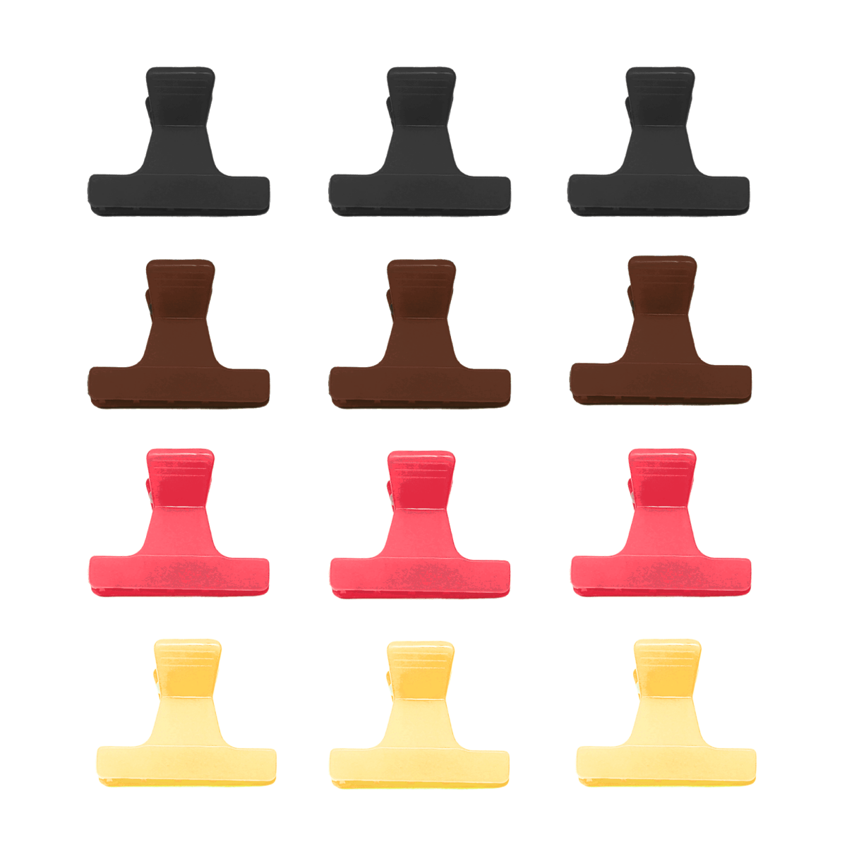 MOON COLLECTION_Butterfly Clamp Hair Clips (12 Pieces)_Cosmetic World