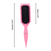 Thumbnail for Moon Collection_Curly Hair Styling Brush Pink_Cosmetic World