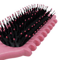 Thumbnail for Moon Collection_Curly Hair Styling Brush Pink_Cosmetic World