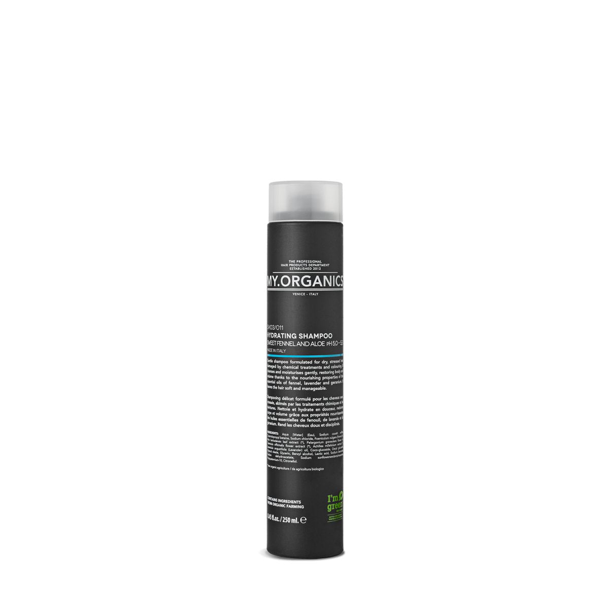 My.Organics_Hydrating Shampoo with Sweet Fennel & Aloe_Cosmetic World