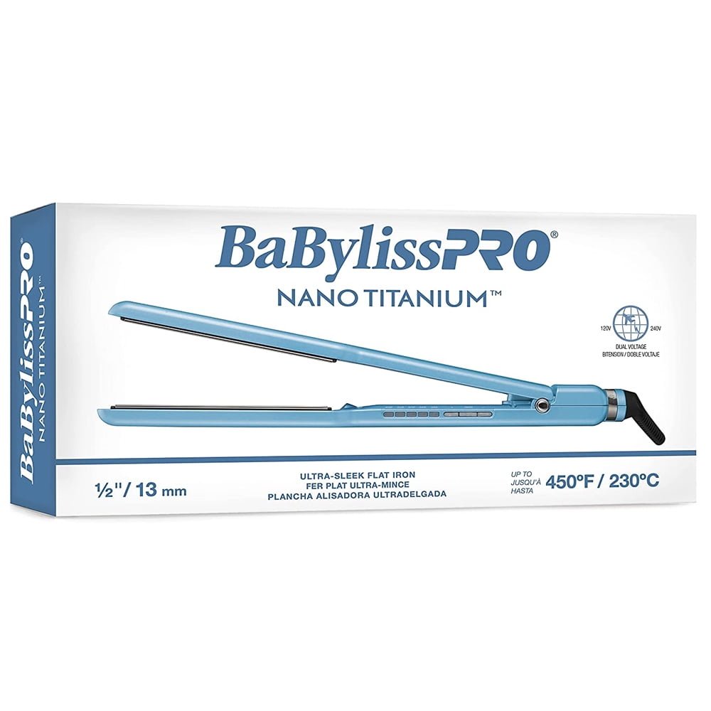 BABYLISS PRO_Nano Titanium Ultra Sleek Flat Iron 1 1/2"_Cosmetic World