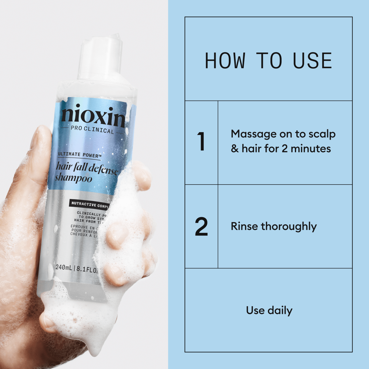 NIOXIN_Hair Fall Defense Shampoo_Cosmetic World