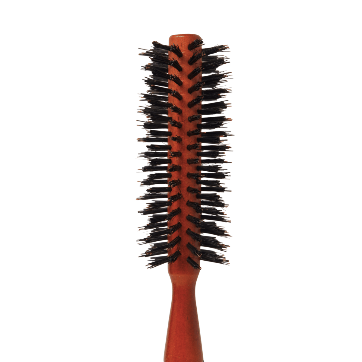 NP GROUP_Natural Wood & Boar Bristle Round Brush 9" Long 1/2" Barrel_Cosmetic World
