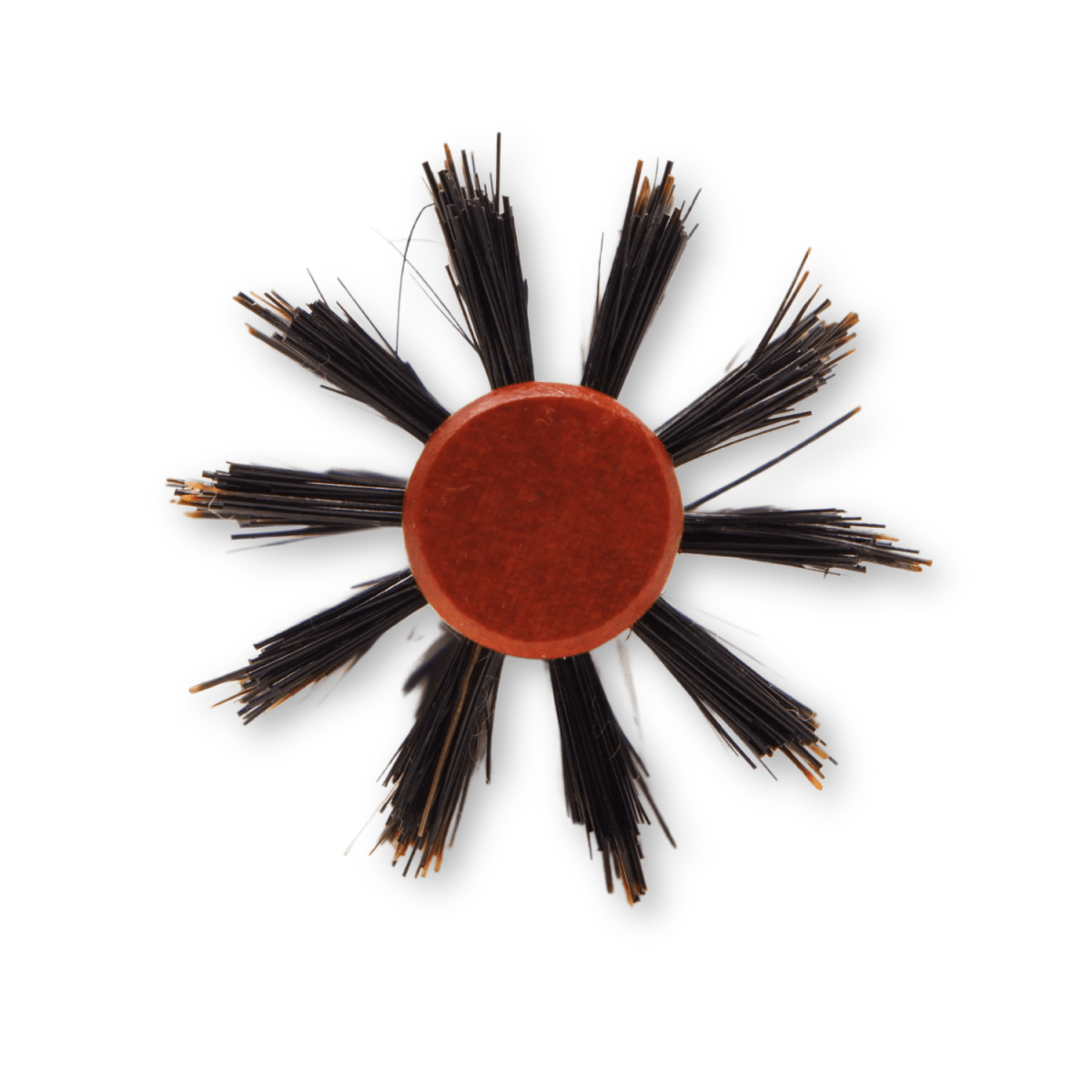 NP GROUP_Natural Wood & Boar Bristle Round Brush 9" Long 1/2" Barrel_Cosmetic World