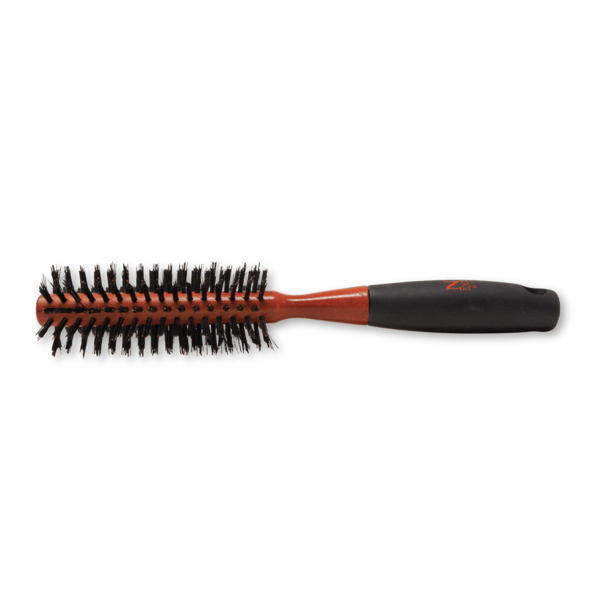 NP GROUP_Natural Wood & Boar Bristle Round Brush 9" Long 1/2" Barrel_Cosmetic World