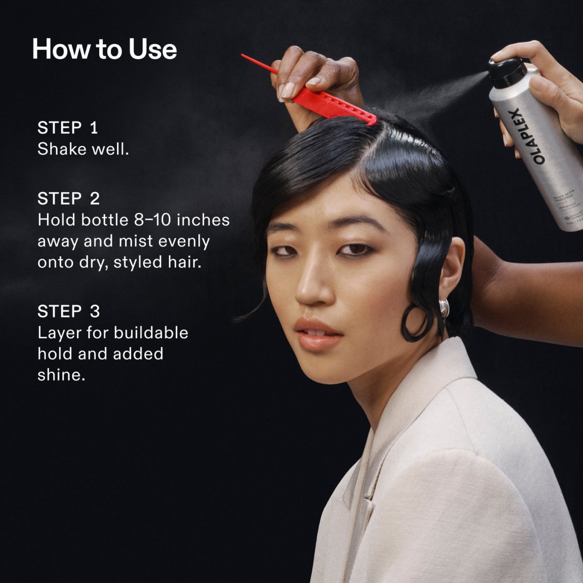 Olaplex_Shape Set Medium Hold Bond-Building Hairspray_Cosmetic World
