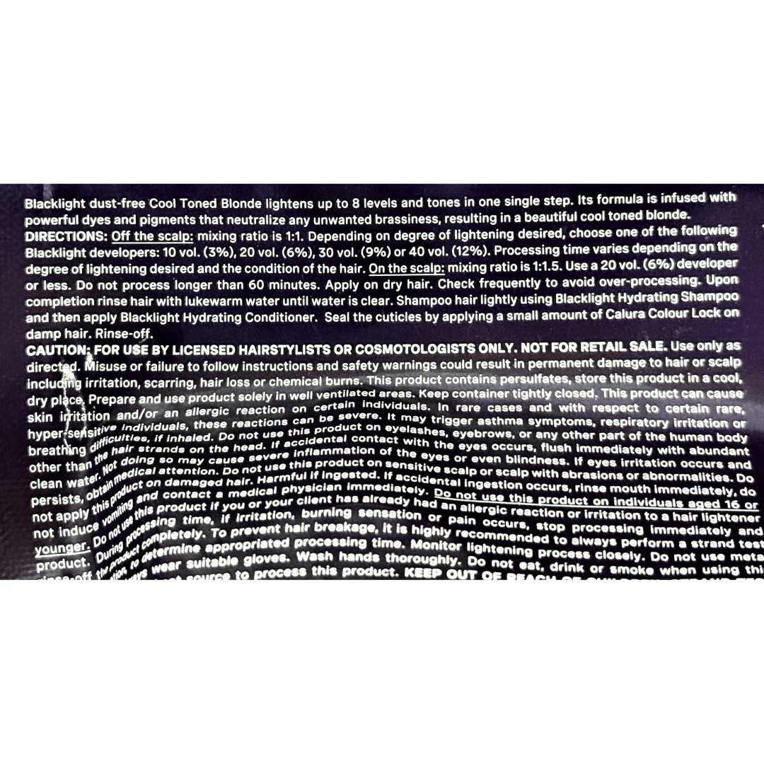 Oligo - Blacklight_Blacklight Cool Toned Blonde Lightener_Cosmetic World