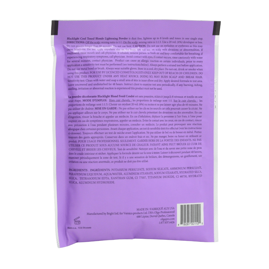 Oligo - Blacklight_Blacklight Cool Toned Blonde Lightener_Cosmetic World