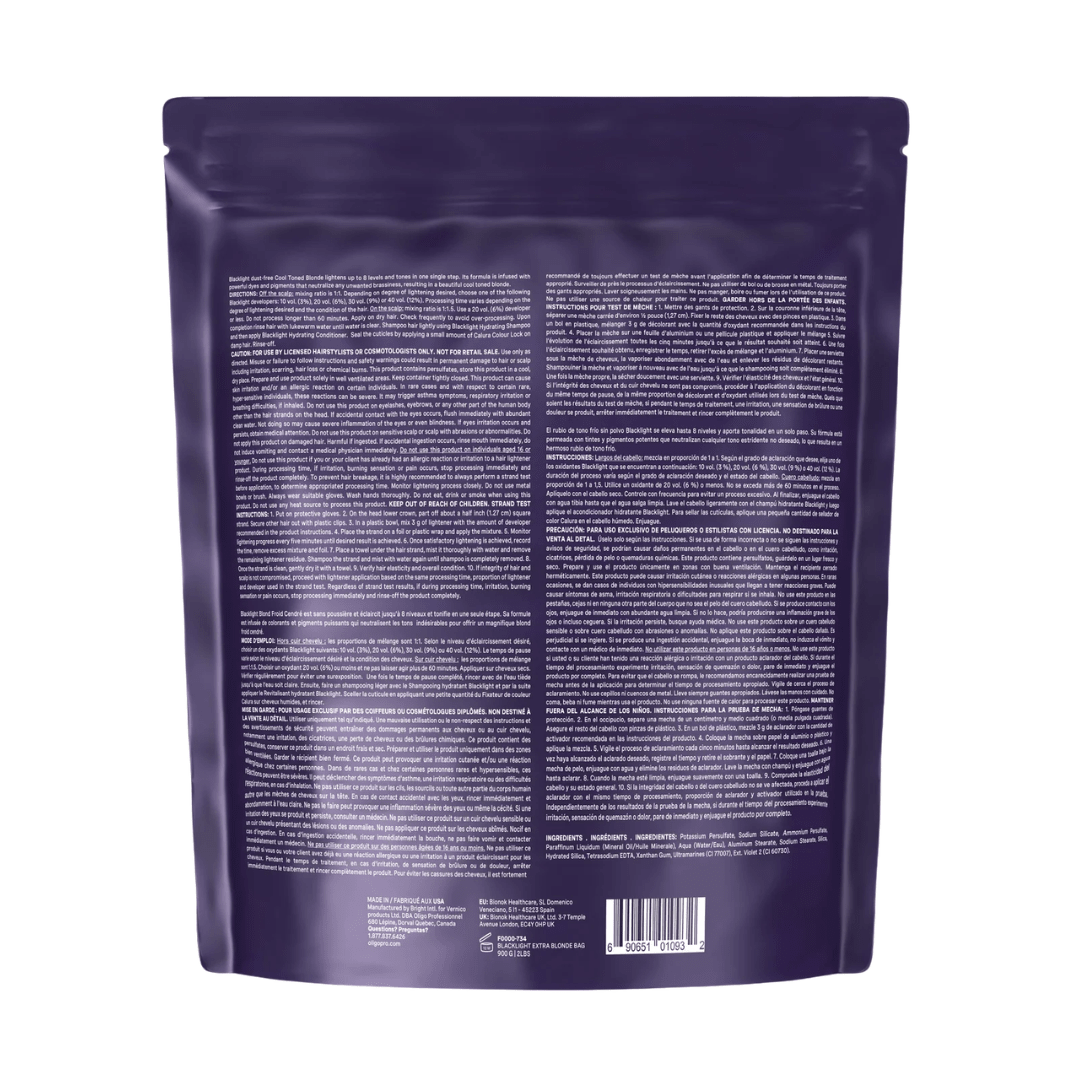 Oligo - Blacklight_Blacklight Cool Toned Blonde Lightener_Cosmetic World