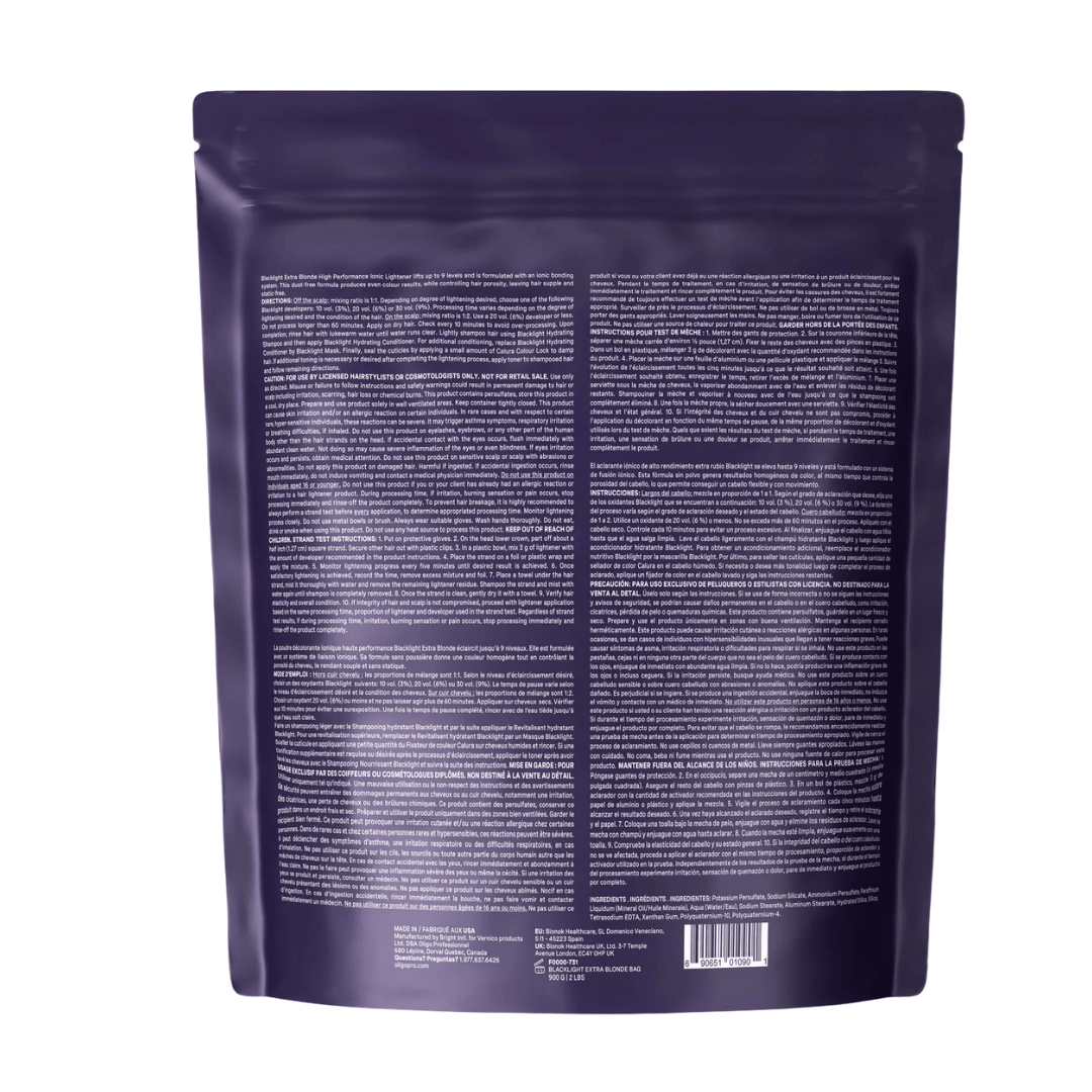 Oligo - Blacklight_Blacklight Extra Blonde Lightener_Cosmetic World