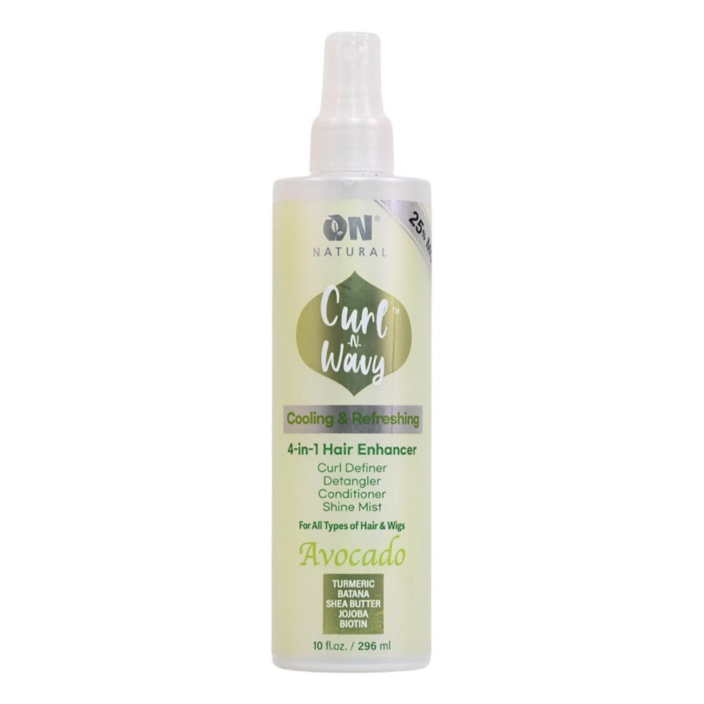 On Natural_4-in-1 Hair Enhancer Shampoo Detangler Conditioner Shine Mist_Cosmetic World