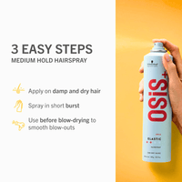 Thumbnail for SCHWARZKOPF - OSIS+_OSiS+ #1 Elastic Flexible Hold Hairspray 300 ml / 10.1 oz_Cosmetic World