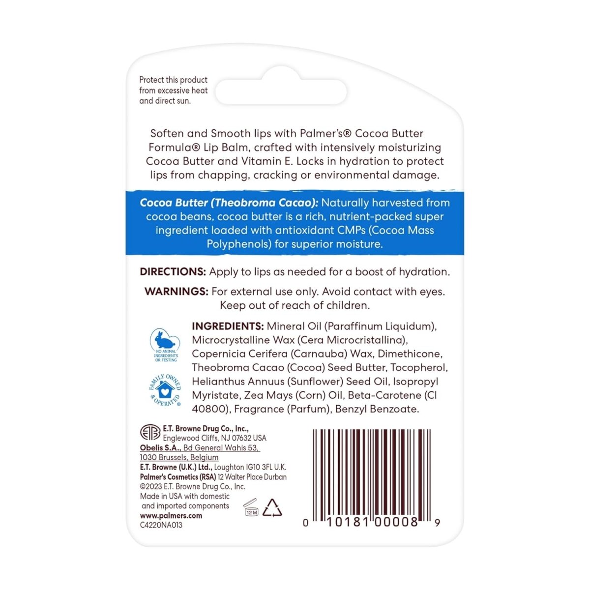 PALMERS_Cocoa Butter Formula Lip Balm_Cosmetic World