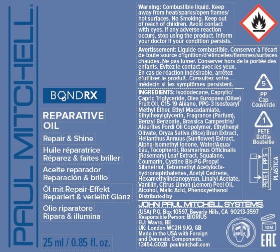 PAUL MITCHELL_Bond Rx Reparative Oil_Cosmetic World