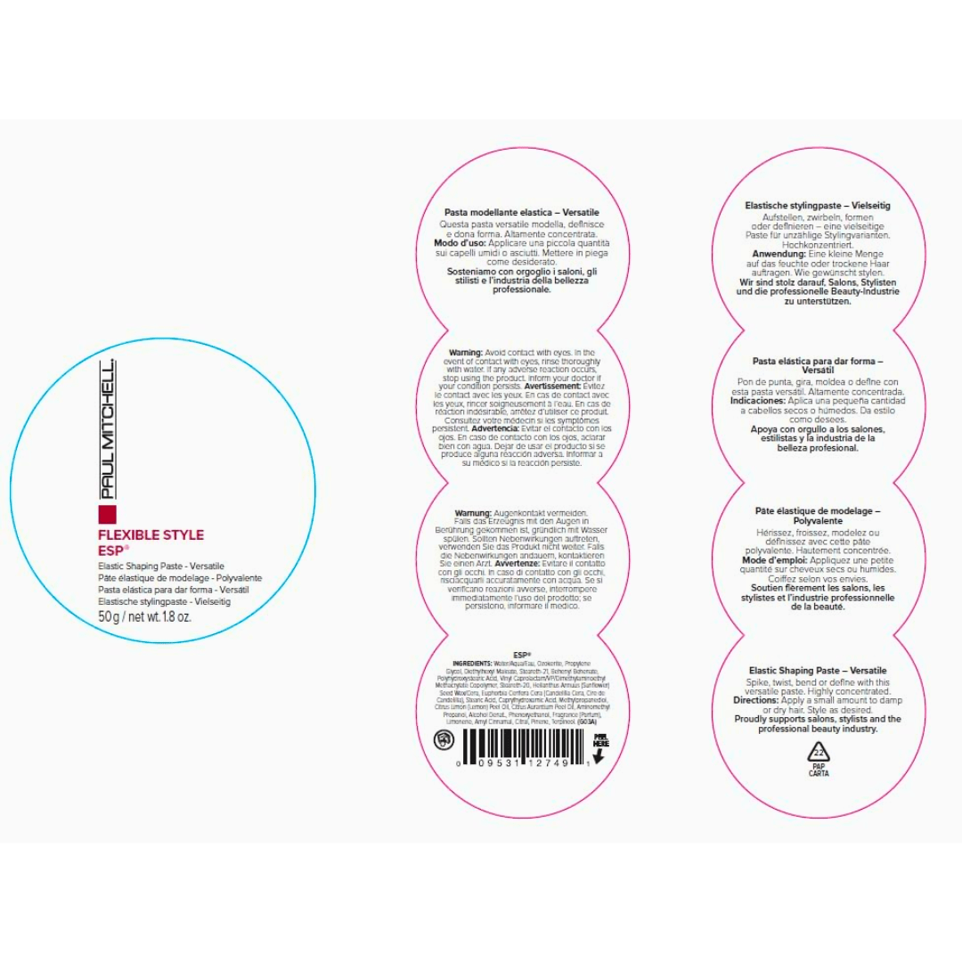 PAUL MITCHELL_Flexible Style ESP Elastic Shaping Paste 1.8oz_Cosmetic World