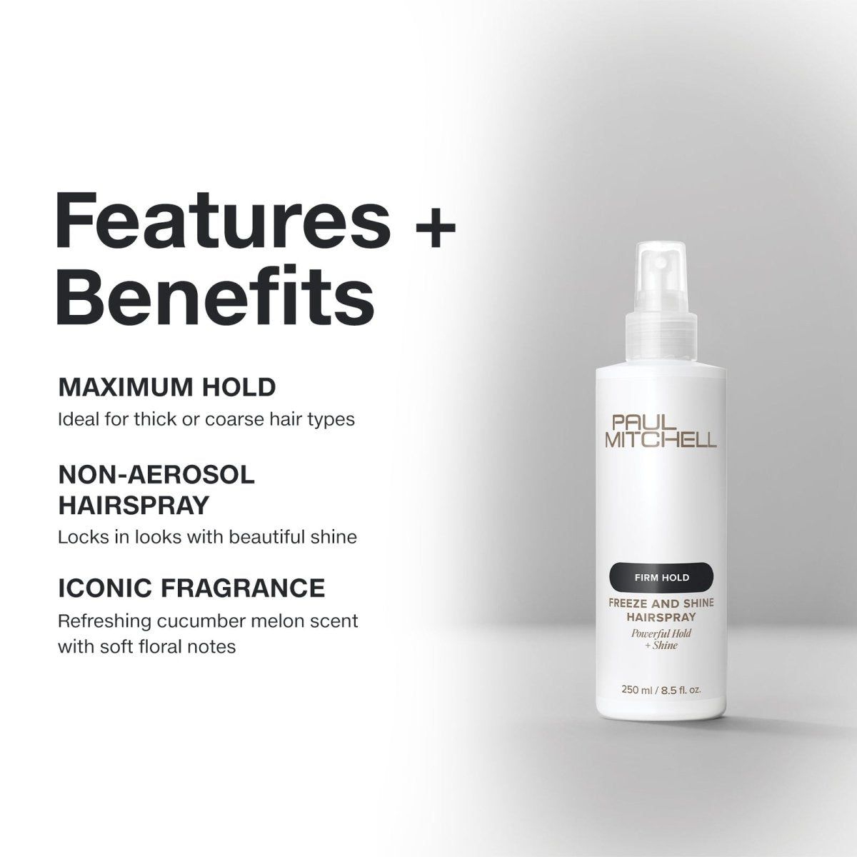 PAUL MITCHELL_Freeze and Shine Super Spray Maximum Hold Finishing Spray_Cosmetic World