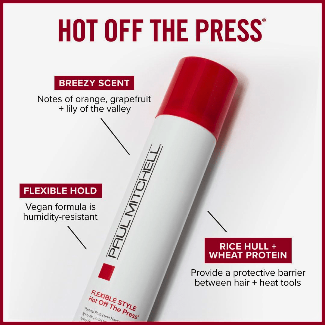 PAUL MITCHELL_Hot Off the Press thermal protection hairspray_Cosmetic World