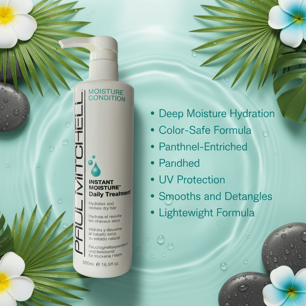 PAUL MITCHELL_Instant Moisture Daily Treatment hydrates and revives dry hair 16.9oz_Cosmetic World